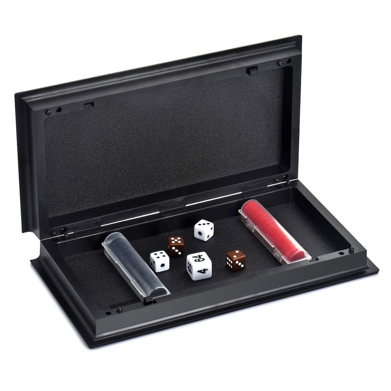 QuadPro Magnetic Backgammon Board Game Set with Folding Board Travel Games for Kids and Adults - Image 3